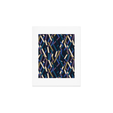Mareike Boehmer Straight Geometry Ribbons 2 Art Print