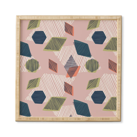 Mareike Boehmer Striped Geometry 5 Framed Wall Art