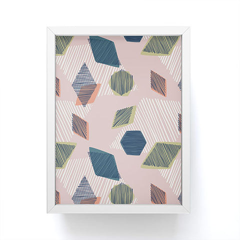 Mareike Boehmer Striped Geometry 5 Framed Mini Art Print