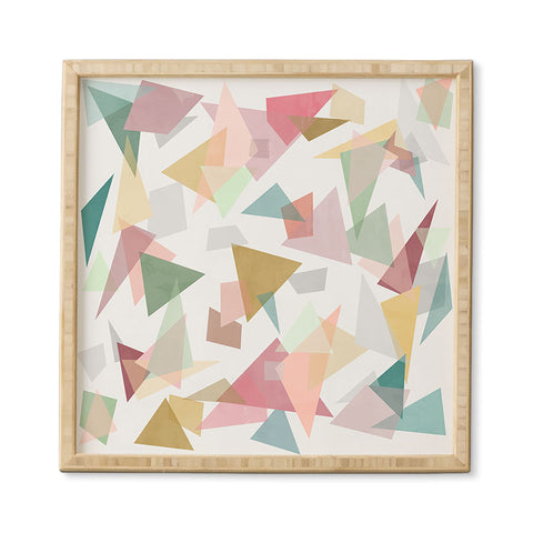Mareike Boehmer Triangle Confetti 1 Framed Wall Art