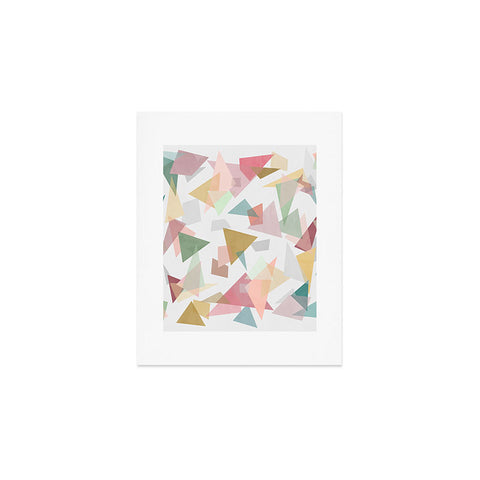 Mareike Boehmer Triangle Confetti 1 Art Print