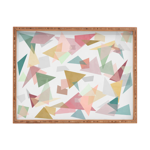 Mareike Boehmer Triangle Confetti 1 Rectangular Tray