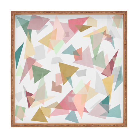 Mareike Boehmer Triangle Confetti 1 Square Tray