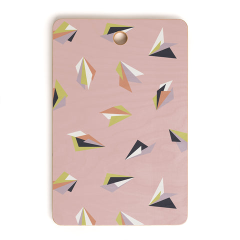 Mareike Boehmer Triangle Play Flowers 1 Cutting Board Rectangle