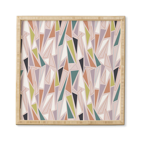 Mareike Boehmer Triangle Play Mosaic 1 Framed Wall Art