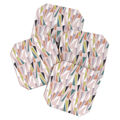 Mareike Boehmer Triangle Play Mosaic 1 Coaster Set