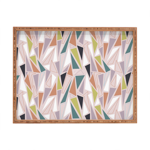Mareike Boehmer Triangle Play Mosaic 1 Rectangular Tray