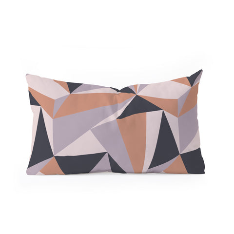 Mareike Boehmer Triangle Play Playing 1 Oblong Throw Pillow