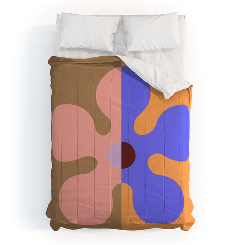 MariaMariaCreative Groovy Flower Multi Comforter