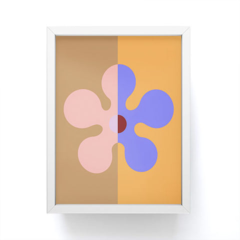 MariaMariaCreative Groovy Flower Multi Framed Mini Art Print