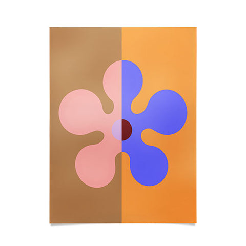 MariaMariaCreative Groovy Flower Multi Poster
