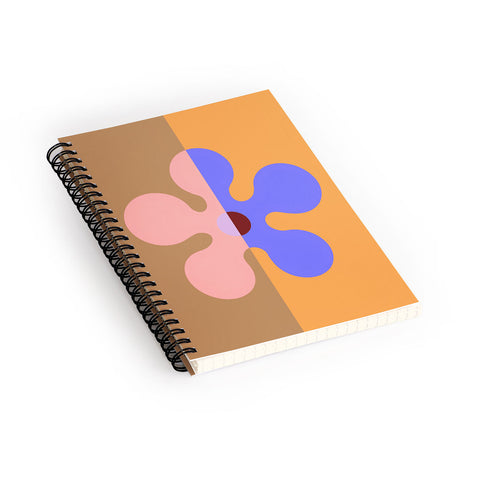 MariaMariaCreative Groovy Flower Multi Spiral Notebook