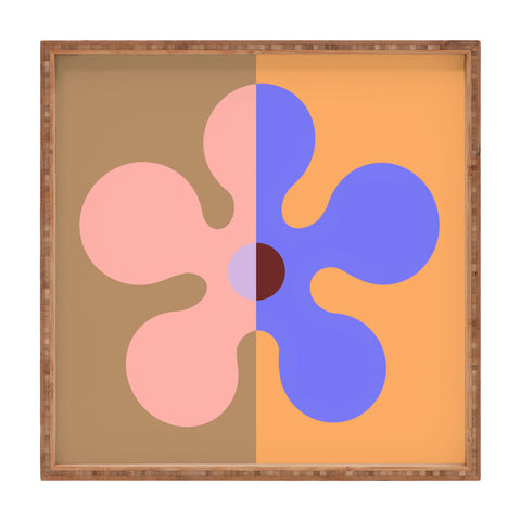 MariaMariaCreative Groovy Flower Multi Square Tray