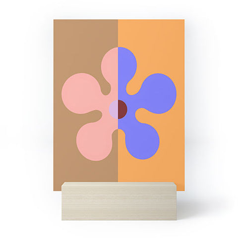 MariaMariaCreative Groovy Flower Multi Mini Art Print