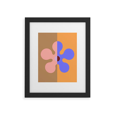 MariaMariaCreative Groovy Flower Multi Framed Art Print
