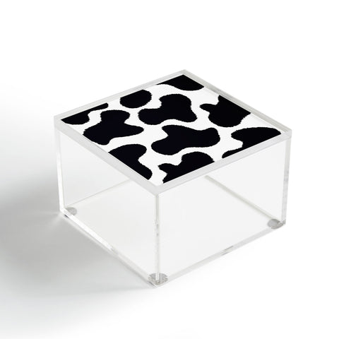 MariaMariaCreative Mooooo Black and White Acrylic Box