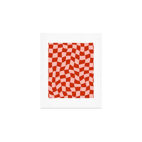 MariaMariaCreative Play Checkers Blush Art Print