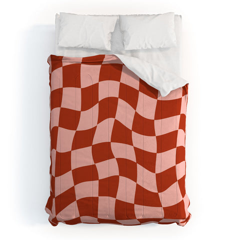 MariaMariaCreative Play Checkers Blush Comforter