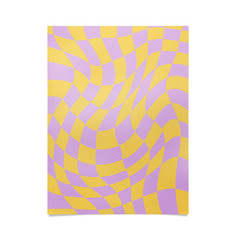 MariaMariaCreative Play Checkers Lavender Poster