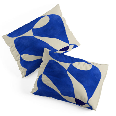 Marin Vaan Zaal Blue Nude Geometric Pillow Shams