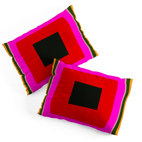 Marin Vaan Zaal Burst Alternatively Modern Color Field Pillow Shams