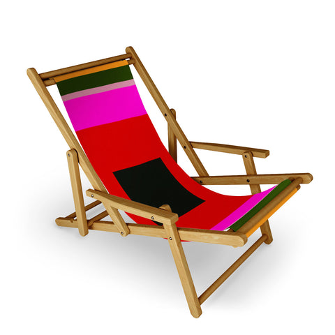 Marin Vaan Zaal Burst Alternatively Modern Color Field Sling Chair