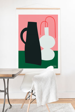 Marin Vaan Zaal Honfleur 03 Modern Still Life Art Print And Hanger