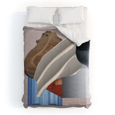 Marin Vaan Zaal Modern Photo Collage Abstract Comforter