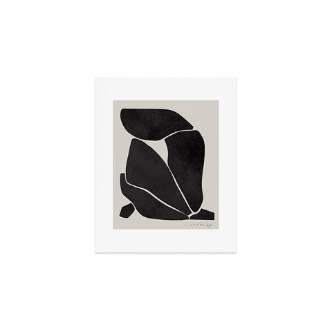 Marin Vaan Zaal Nude in Black Modern Art Print