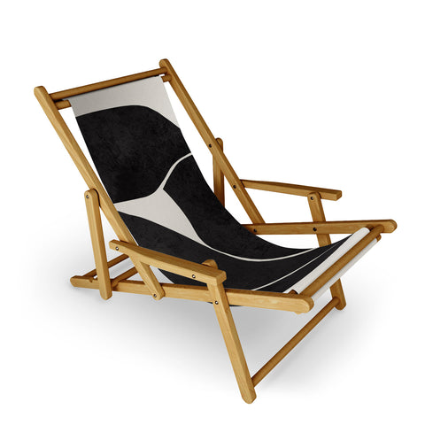 Marin Vaan Zaal Nude in Black Modern Sling Chair