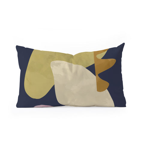 Marin Vaan Zaal Tuileries 01 Modern shapes Oblong Throw Pillow