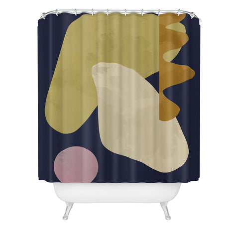 Marin Vaan Zaal Tuileries 01 Modern shapes Shower Curtain