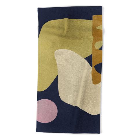 Marin Vaan Zaal Tuileries 01 Modern shapes Beach Towel