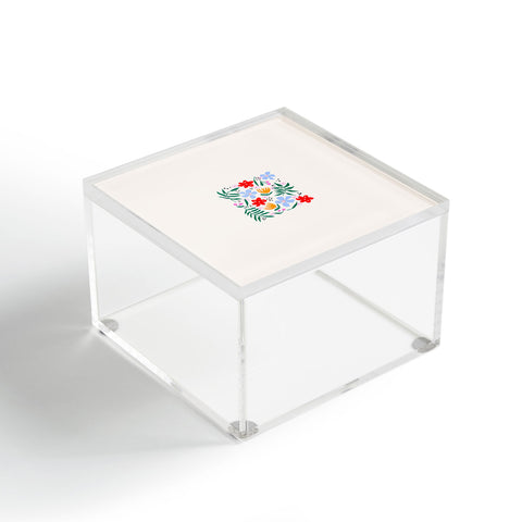 Maritza Lisa Abstract Florals Acrylic Box
