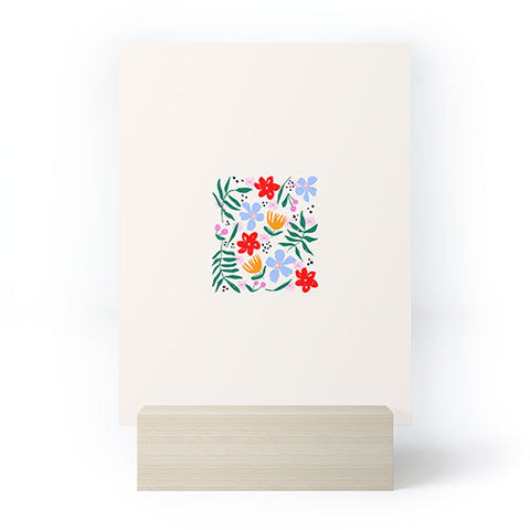 Maritza Lisa Abstract Florals Mini Art Print