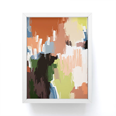 Marta Barragan Camarasa Abstract colors nature B Framed Mini Art Print