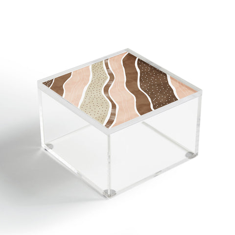 Marta Barragan Camarasa Abstract dune strokes I Acrylic Box
