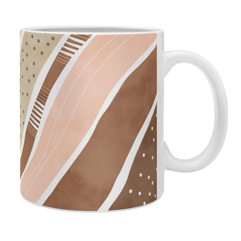 Marta Barragan Camarasa Abstract dune strokes I Coffee Mug