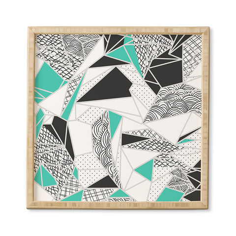 Marta Barragan Camarasa Abstract geometric shapes Framed Wall Art