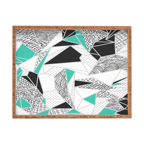 Marta Barragan Camarasa Abstract geometric shapes Rectangular Tray