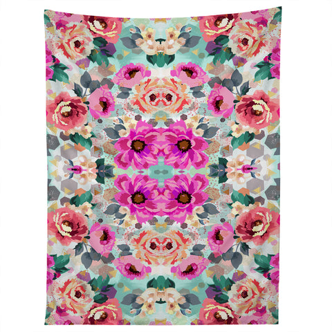 Marta Barragan Camarasa ABSTRACT GEOMETRICAL FLOWERS Tapestry