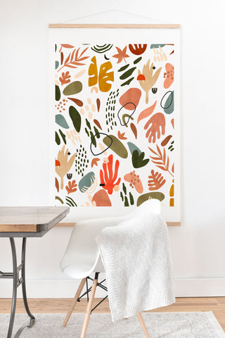 Marta Barragan Camarasa Abstract modern nature shapes Art Print And Hanger