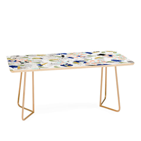 Marta Barragan Camarasa Abstract shapes of textures on marble II Coffee Table