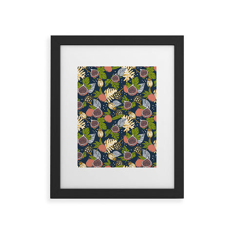 Marta Barragan Camarasa Autumn fruit and leaves 22 Framed Art Print