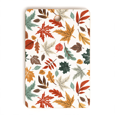 Marta Barragan Camarasa Autumn leaves fall II Cutting Board Rectangle