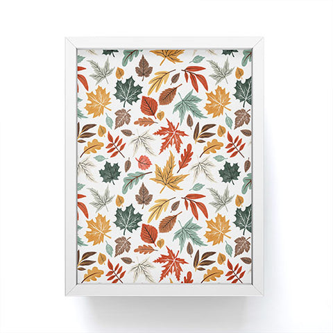 Marta Barragan Camarasa Autumn leaves fall II Framed Mini Art Print