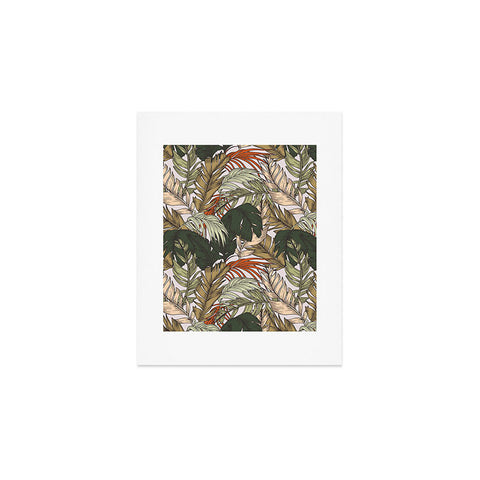 Marta Barragan Camarasa Autumn palm leaves 07 Art Print