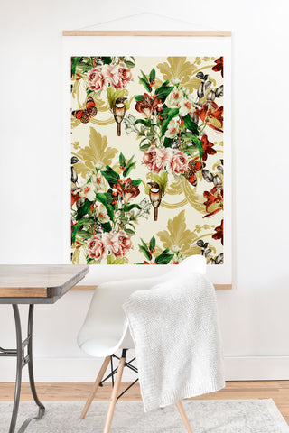 Marta Barragan Camarasa Baroque flower bouquet I Art Print And Hanger