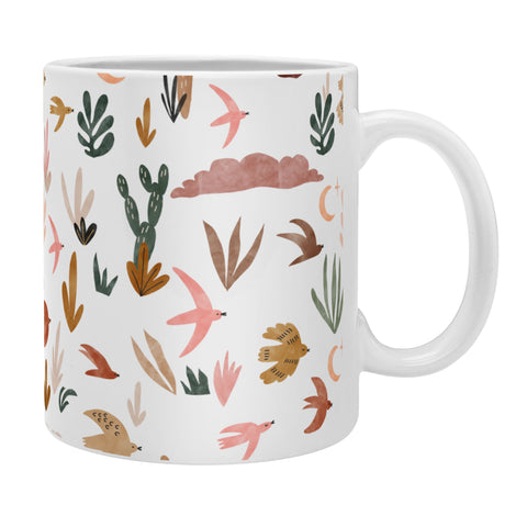 Marta Barragan Camarasa Birds in the desert Coffee Mug