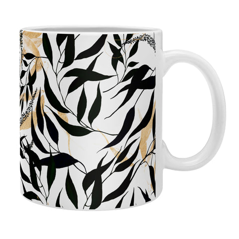 Marta Barragan Camarasa Black and gold nature Coffee Mug